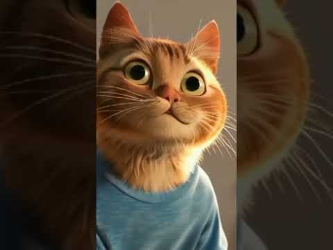 olhos assustados #cat #comcarinhokitty #animacao #catvideos