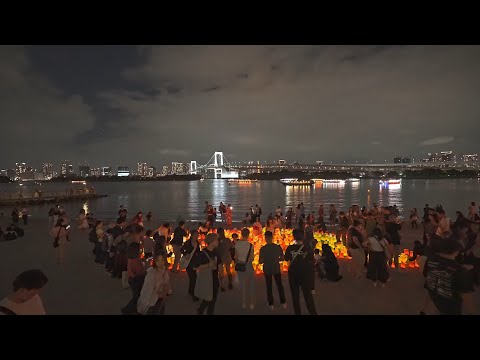 Tokyo Odaiba candles event