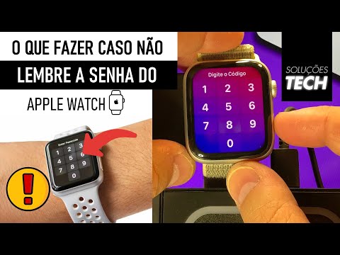 O que Fazer Caso não lembre a SENHA do Apple Watch