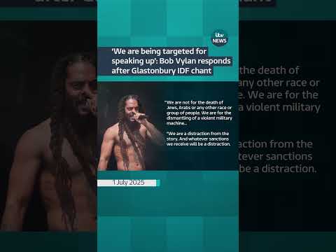 'We are being targeted for speaking up': Bob Vylan responds after IDF chant controversy | ITV News
