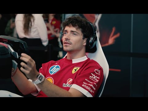 Charles Leclerc tests his AI-generated race track | Amazon Web Services