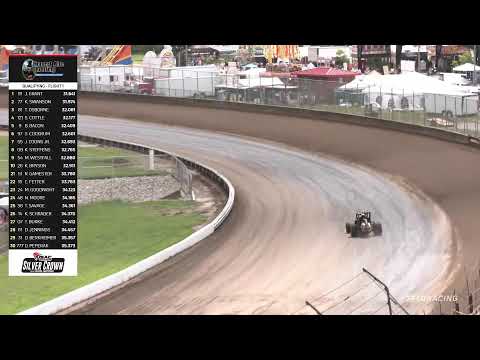 LIVE: USAC Bettenhausen 100 at Illinois - dirt track racing video image