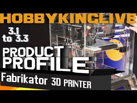 Turnigy Fabrikator 3D Printer - 3.1 to 3.3 - HobbyKing Product Profile - UCkNMDHVq-_6aJEh2uRBbRmw