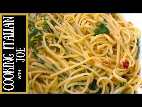 Aglio e Olio with Linguine Cooking Italian with Joe - UCmwf656_nAjxFGxfC6Yw0QQ