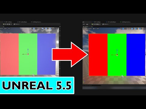 Unreal 5.5: 3D Widgets Look Washed Out- Disable Post Processing on World Widgets