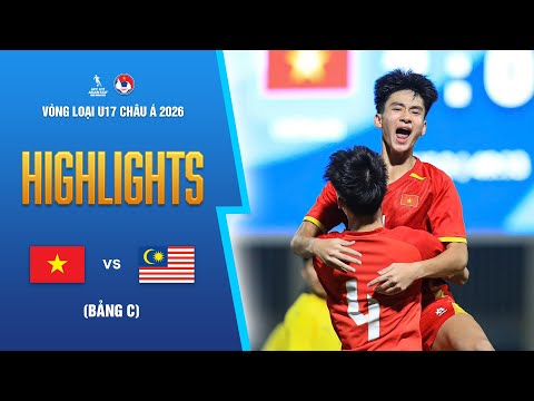 VIỆT NAM - MALAYSIA: LỐI ĐÁ MÃN NHÃN, THẮNG LỢI TUYỆT ĐỐI | VÒNG LOẠI U17 CHÂU Á 2026