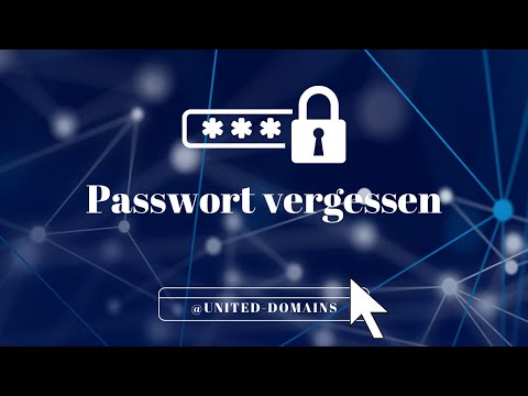 Ich habe mein Passwort vergessen. Was kann ich tun? | united-domains