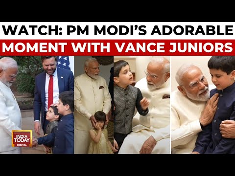 WATCH: PM Modi’s Most Adorable Moments With JD Vance’s Kids You Just Can’t Miss | India Today