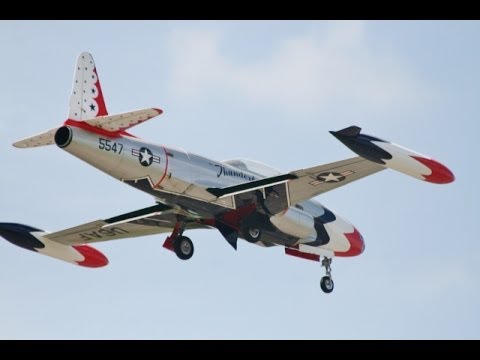 LARGE SCALE RC LOCKHEED T-33 SHOOTING STAR MICK BURRELL WINGS & WHEELS RC MODEL AIRCRAFT SHOW - 2013 - UCMQ5IpqQ9PoRKKJI2HkUxEw