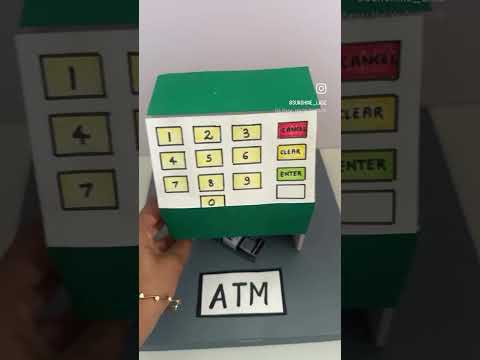Working model of ATM school project #scienceproject #schoolproject #viralshort #viralvideo