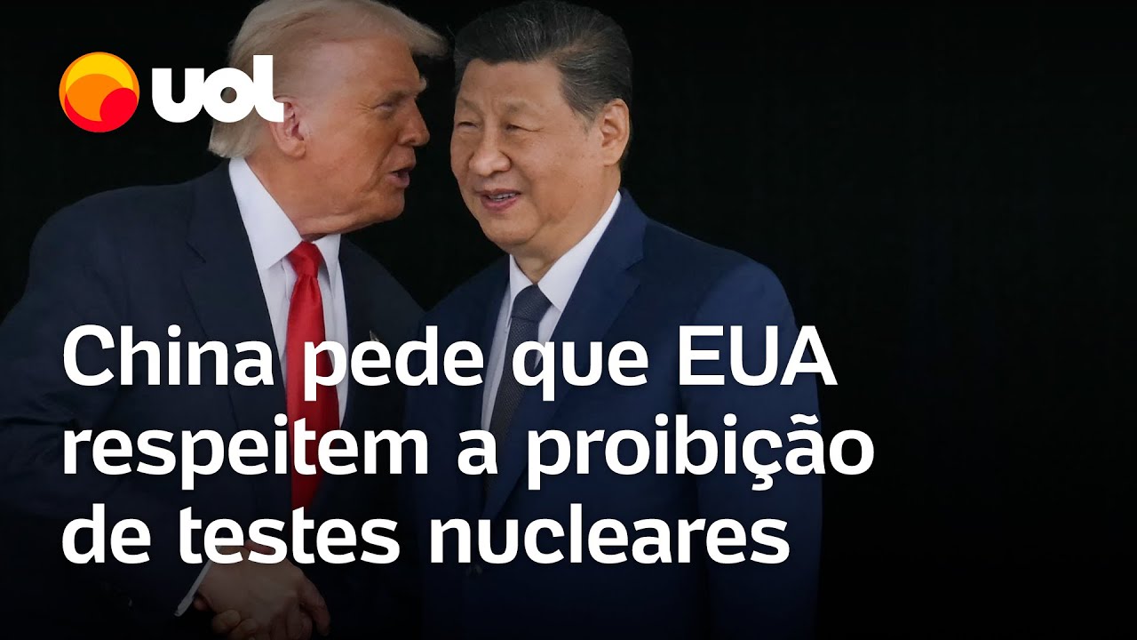 China pede que EUA respeitem seriamente a proibição de testes nucleares