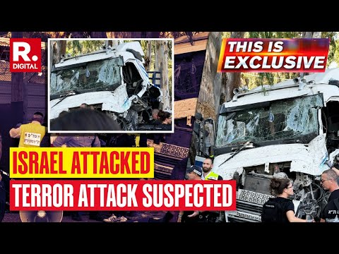 This Is Exclusive: Truck Rams into Bus Stop in Tel Aviv | Republic Live From Attack Site
