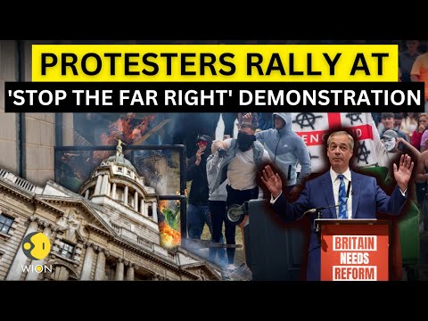UK Protest LIVE: Protesters rally at 'Stop the Far Right' demonstration in London | WION LIVE