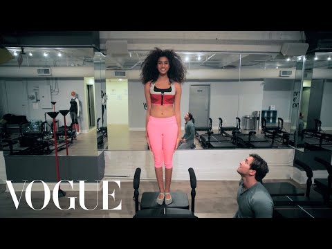 Inside Model Imaan Hammam's SLT Workout: Watch Her 5 Best Moves On the Megaformer - Vogue - UCRXiA3h1no_PFkb1JCP0yMA