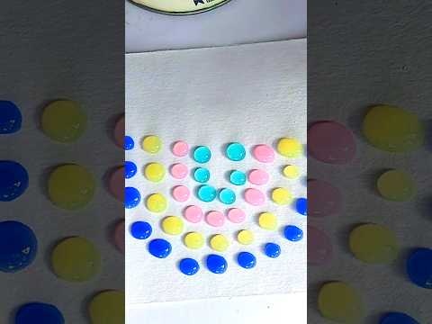 Nghệ thuật pha trộn màu sắc ASMR | Màu sắc thư giãn và mê hoặc #shorts #satisfying