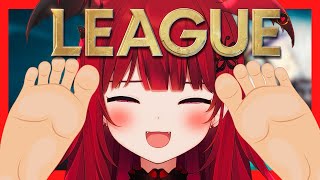 Can I play league with my FEET?! (ft. feet)😈