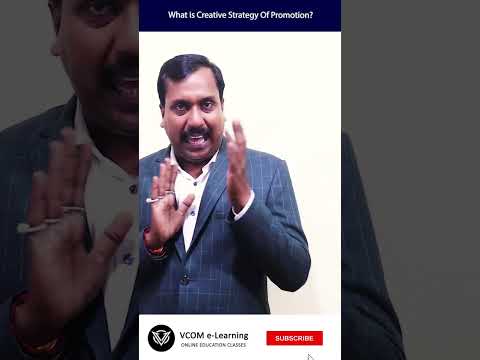 What is Creative Strategy Of Promotion? - #shortvideo  - #internationalmarketing -Video@169