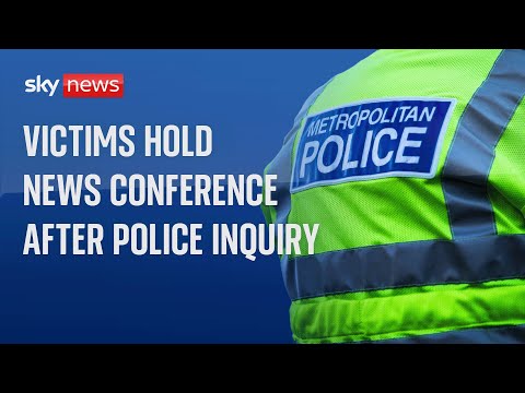 Victims hold news conference after undercover policing inquiry