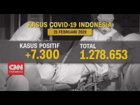 Update Kasus Covid-19 Indonesia 21 Februari: Positif Bertambah 7.300