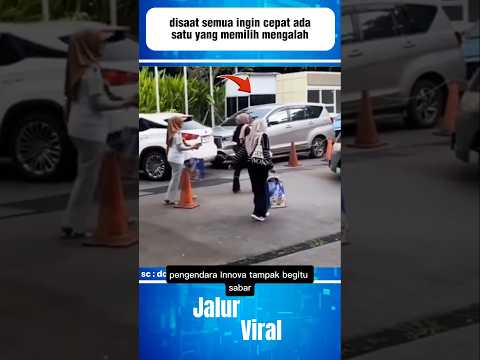 salut dengan pengendara inova ini begitu sabar di saat yang lain ingin cepat#shorts