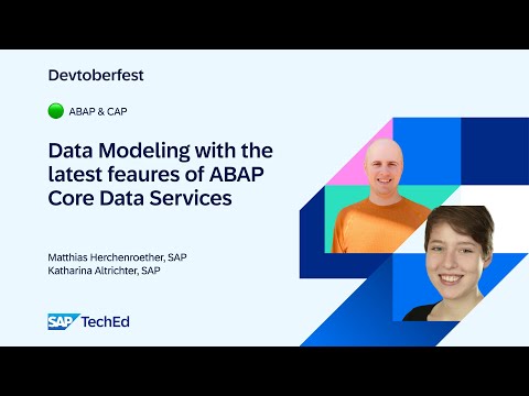 🟢 Data Modeling with the latest features of ABAP Core Data Services