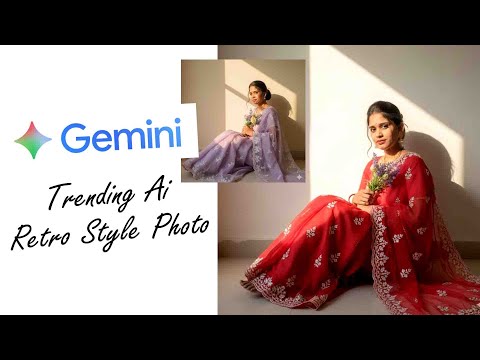 Trending Ai Retro Style Vintage Photo Editing Prompts | 90's heroine photo editing google gemini