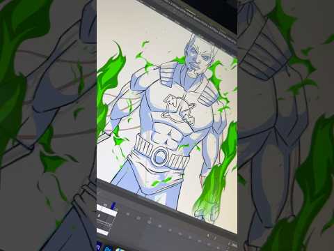 Meteor Man WIP 🤫 #hero #marvel #fanart #animation #art #wip #black #2danimation