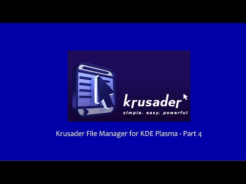Krusader File Manager - Part 4