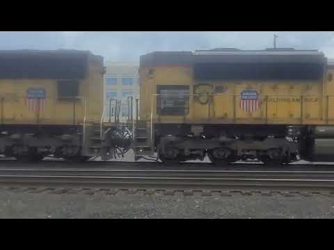 Union Pacific 2568 leads a power move in Roseville, CA