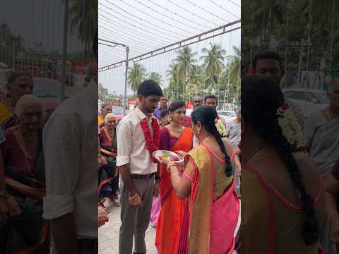 Mapillai Pen Alaipu 🥰❤️ #shorts #trending #wedding #saree #bride