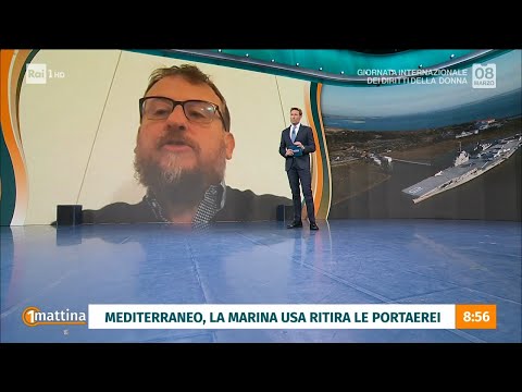 Mediterraneo: la Marina USA ritira le portaerei - Unomattina - 08/03/2024