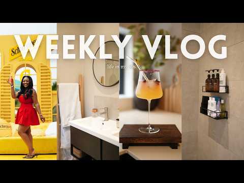 BTS of Luxurious marble circus with Schweppes, Lashes + A bathroom Glow-Up
