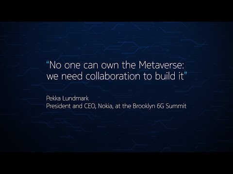 Pekka Lundmark's keynote speech at the Brooklyn 6G Summit 2022