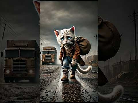 A poor cat _________ #viralvideo #cat #ai #cute #animals #youtubeshorts #trendingshorts