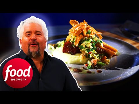 Guy Fieri Challenges Chefs To Make Bacon In JUST $15! | Guy's Grocery Games