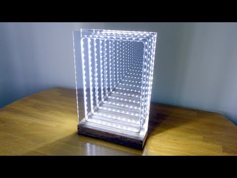 How to Make a Modern LED Infinity Illusion Mirror - UCtMM9yct8wrdLEZNwLkj-2Q