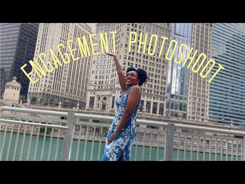 Engagement photoshoot in Chicago || Vlog