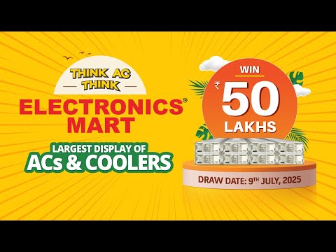 Think AC Think Electronics Mart | Shop & Win 50 lakhs Cash Prize