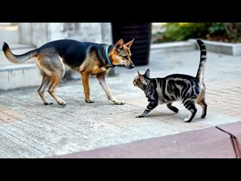 Can a Puppy and Kitten’s Cuddle Melt Your Heart?  #cat #cute #funny #dog