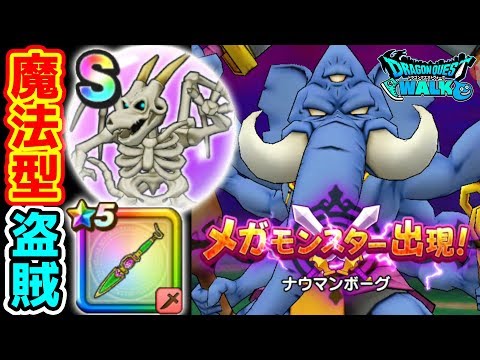 【ドラクエウォーク】魔法型盗賊のドルクマジバリーナ!! ナウマンボーグに通用する!?