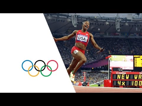 USA Break Women's 4 x 100m Relay World Record - London 2012 Olympics - UCTl3QQTvqHFjurroKxexy2Q