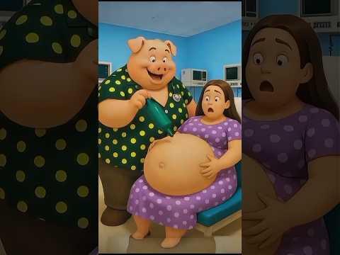 ⚡Evolution of animal: pig doctor with pregnant woman in hospital room #shorts