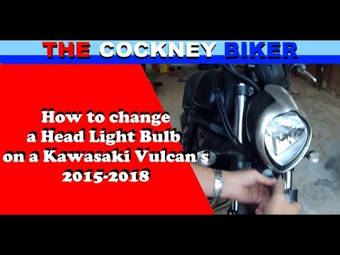 How To Replace The Front Headlight Bulb In The Kawasaki Vulcan S