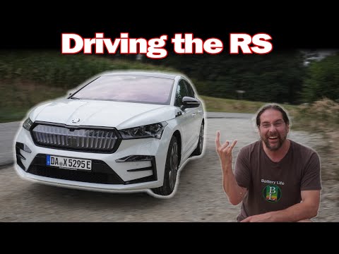 Skoda Enyaq Coupe RS - Driving test (acceleration, topspeed, assist systems...)