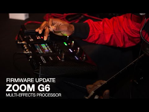 Zoom G6 - Updating the Firmware