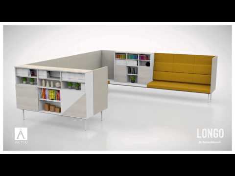 Longo soft seating collection for office spaces