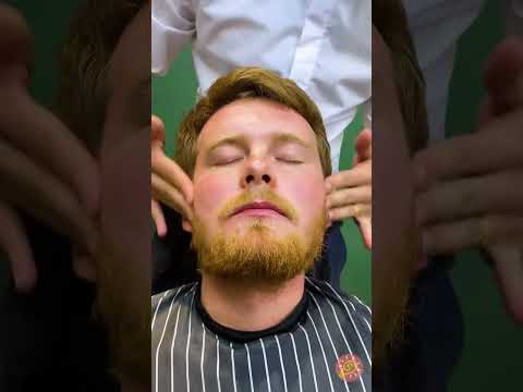 تجربة حلاقة حماسية بصوت مهدئ! ✂️🎧