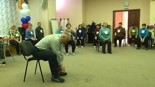 Владимир Смирнов - упражнения на позвоночник сидя на стуле