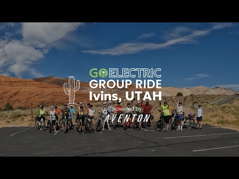 Go Electric Group Ride with Aventon in Ivins, Utah