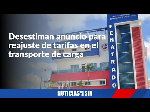 Fenatrado suspende reajuste a la tarifa de carga